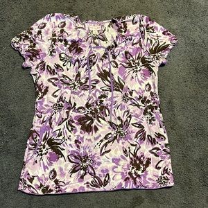 Koi by Kathy Peterson L Scrub Top